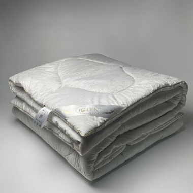 Одеяло шерстяное Iglen жаккард облегченное 110х140 см