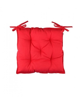 Подушка на стул Красная 40x40 см