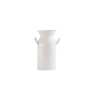 Декоративні вази Barine Metal Milk Can White M