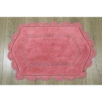 Килимок для ванної Irya Sestina рожевий 60x120 см