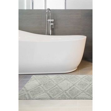 Килимок для ванної Irya Maxi сіро/ментоловий 70x110 см
