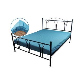 Простирадло на гумці Руно Blue бязь 180х200 см