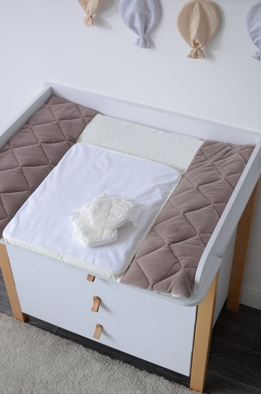 Cповивальний матрац Baby Veres "Velour Mokko" 72x80 см