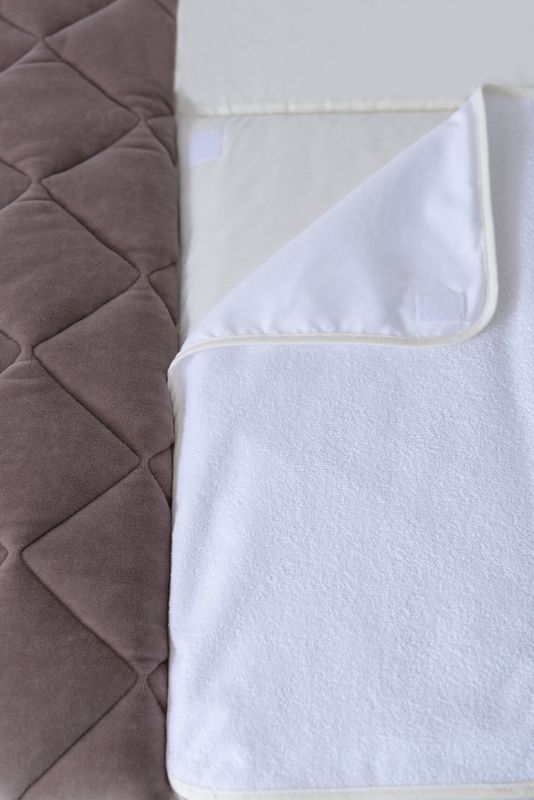 Cповивальний матрац Baby Veres "Velour Mokko" 72x80 см