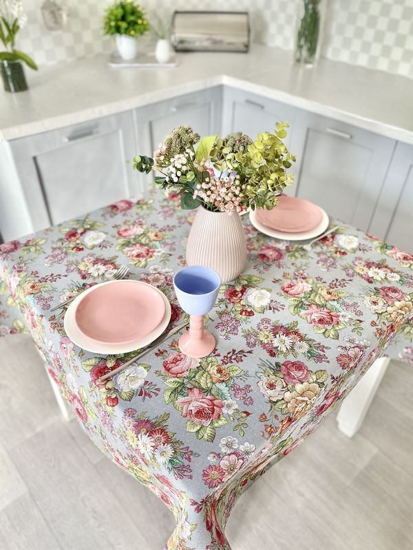 Скатертина гобеленова EDEN1175GR Limaso 137x260 см