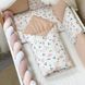 Комплект постельного белья Маленькая Соня Happy night Овечки пудра для новорожденных