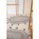 Набір килимків для ванної Irya Hana сірий 60x90 см