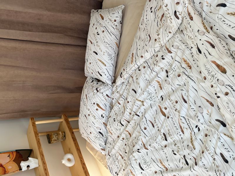 Постельное белье Bedclozzzes сатин Пшеничное поле двуспальный