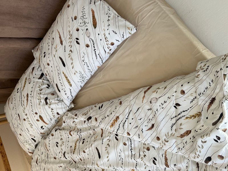 Постельное белье Bedclozzzes сатин Пшеничное поле двуспальный