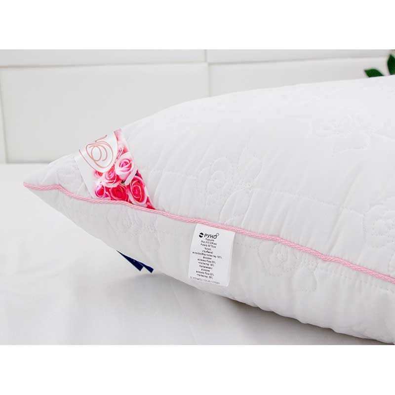 Подушка Руно с волокном розы Rose 50х70 см