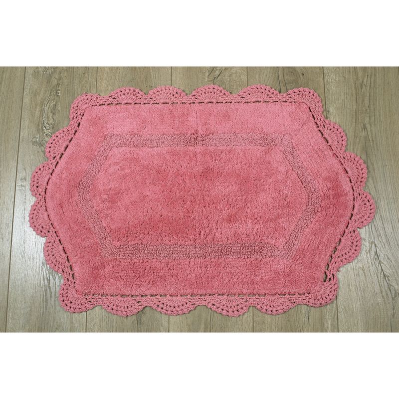Килимок для ванної Irya Sestina рожевий 60x120 см
