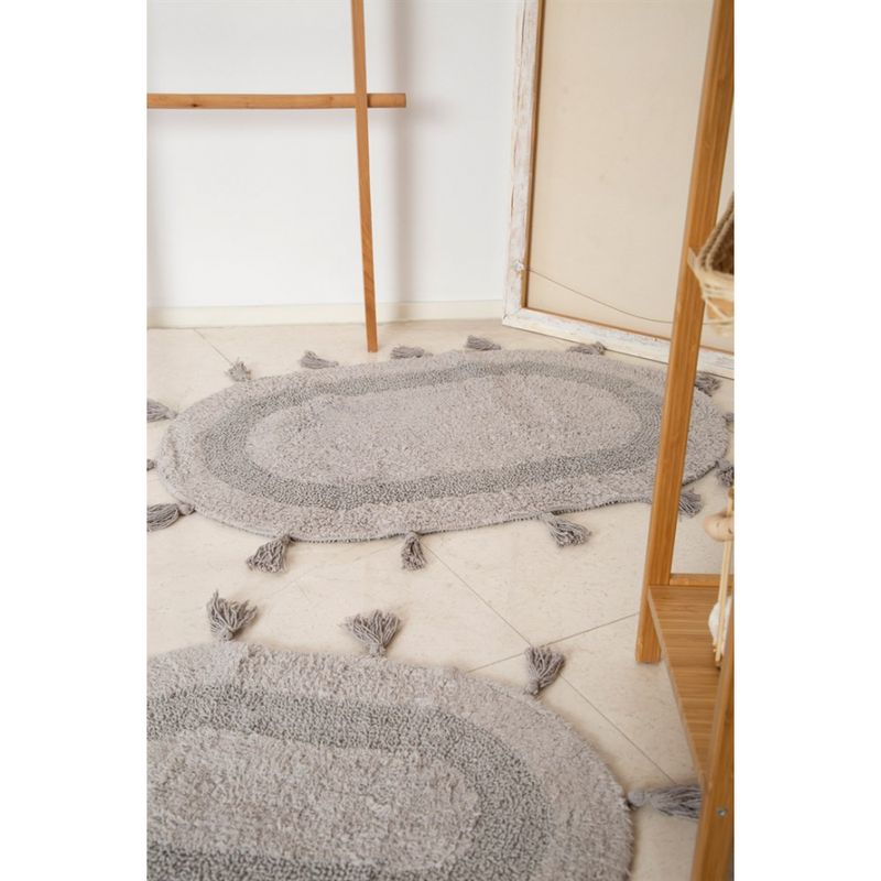 Набор ковриков для ванной Irya Hana серый 60x90 см