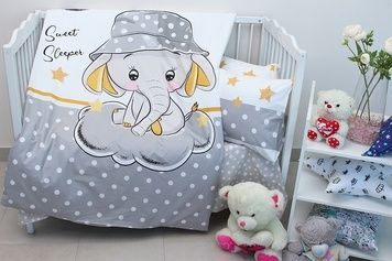 Дитячий комплект Prima Teks Sweet sleeper grey для немовлят