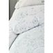 Постельное белье с покрывалом Karaca Home Quatre delux tiffany ранфорс бирюзовый евро