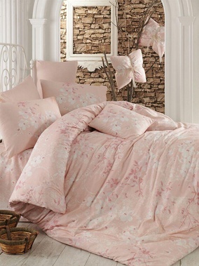 Постільна білизна бязь LORINE cute pink двоспальний