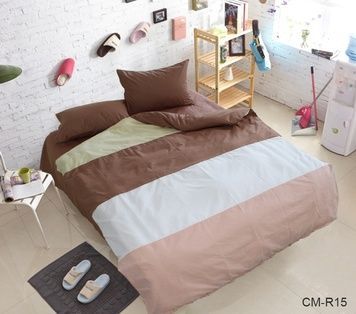 Постільна білизна TAG Color mix CM-R15 двоспальна