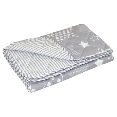 Одеяло детское Руно хлопковое Grey star, 105x140