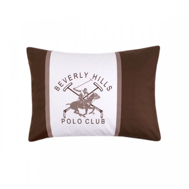 Наволочки Beverly Hills Polo Club BHPC 029 коричневі 2 шт, 50x70