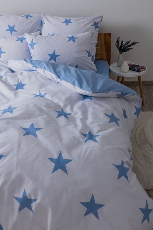 Постільна білизна ТЕП Soft dreams Morning Star Blue євро