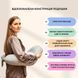 Подушка для кормления IDEA диванчик горошек серый 60х70х16 см