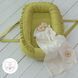 Кокон-гніздечко Baby Veres Macaroon Green apple 52х80