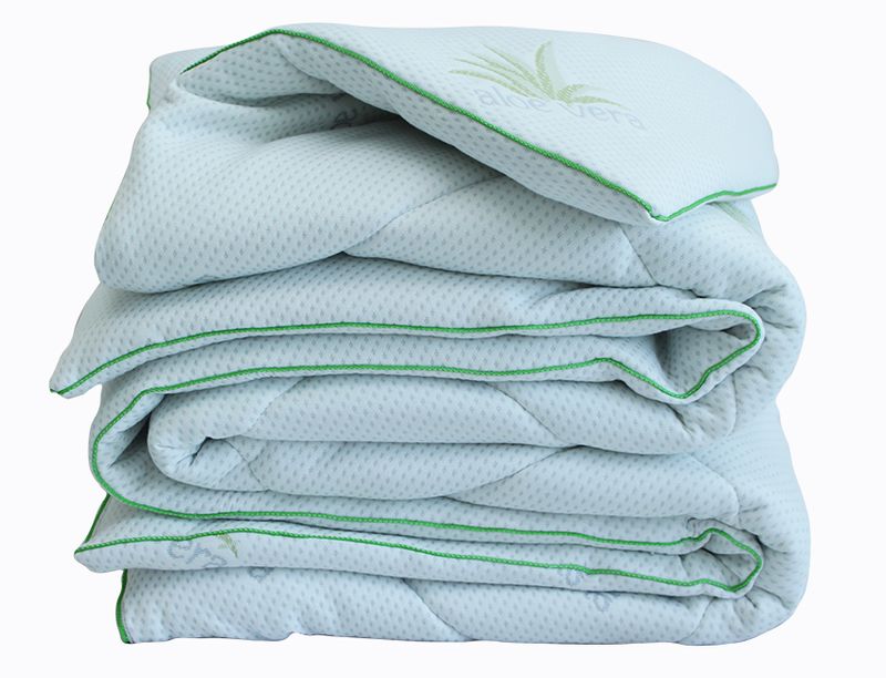 Комплект одеяло Soft Alloe vera и 2 подушки 50х70 195х215 см