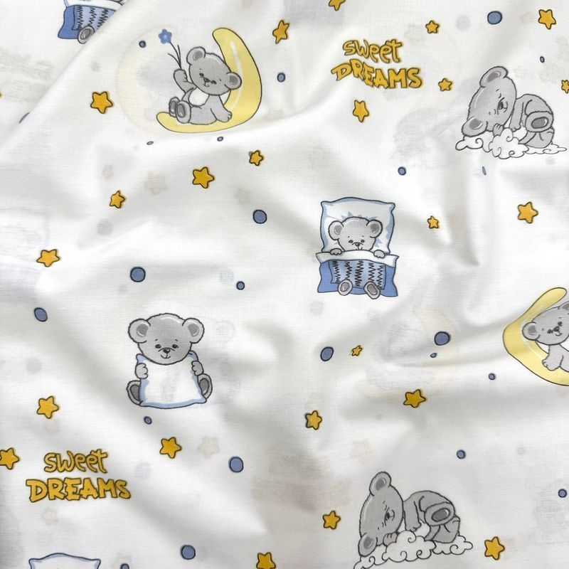 Пелюшка Маленька Соня бязь Sweet Dream блакитний 80x100 см