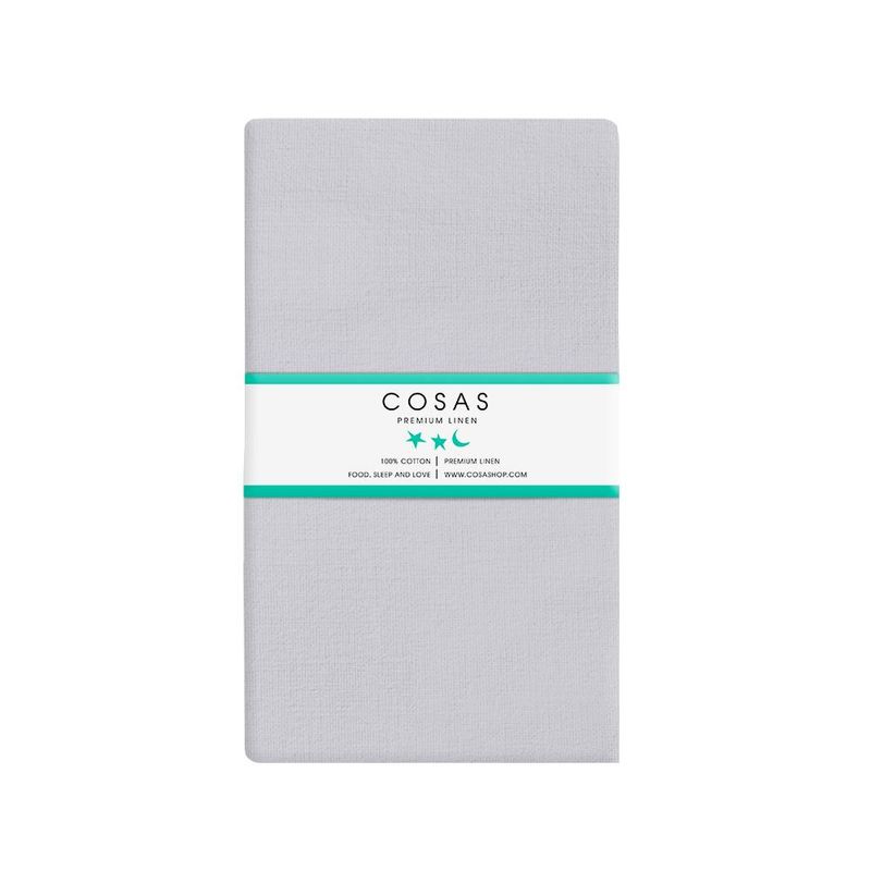 Постельное белье на резинке Cosas Wigwam Dream серый, полуторный, 160x220, 140x200x20