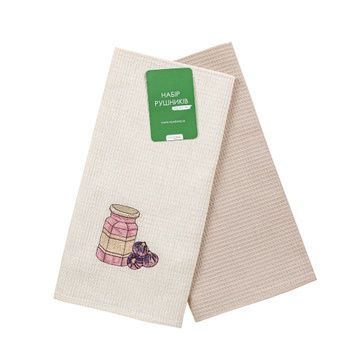Набір кухонних рушників Home Line "Банка з джемом" 2шт. 45х60 см