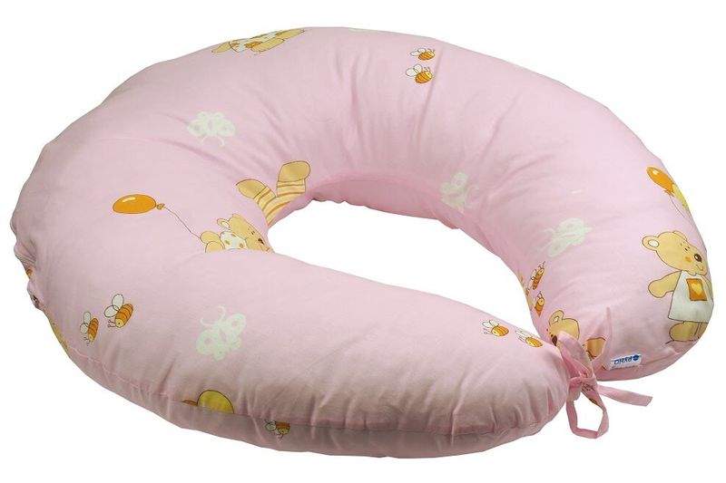 Подушка для годування Руно з наволочкою 909 Рожева 65x65 см