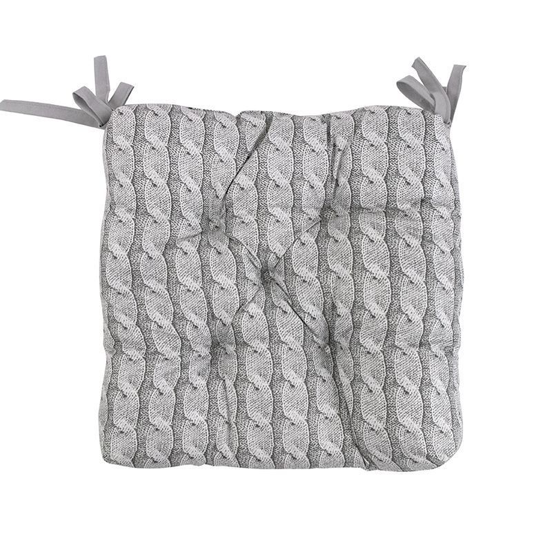 Подушка на стул Руно Grey braid 38x38 см