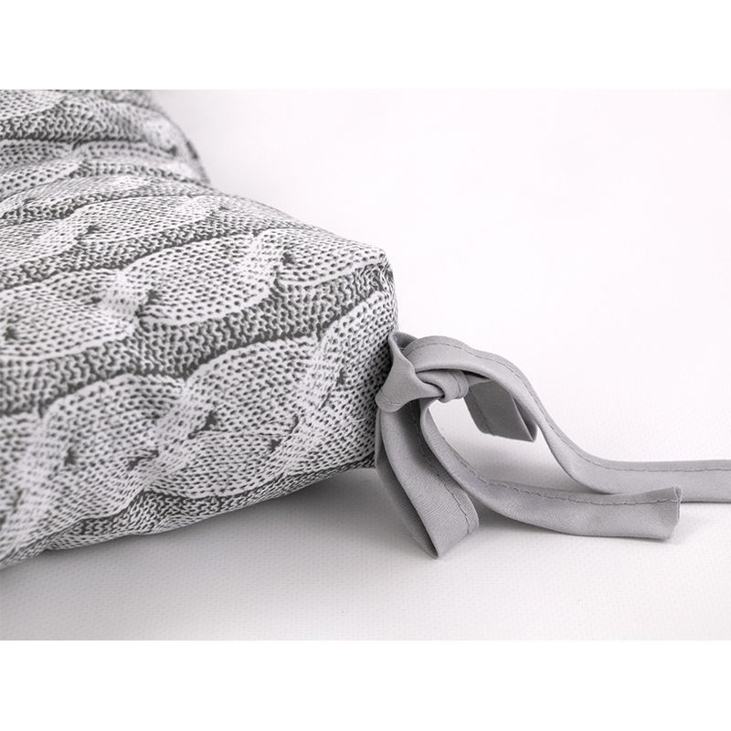 Подушка на стул Руно Grey braid 38x38 см
