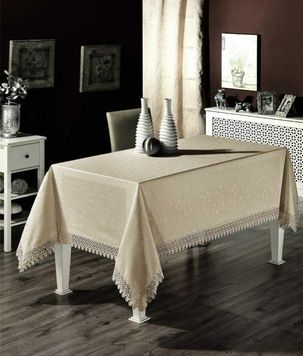 Скатертина прямокутна К. Д. К. 160х220 Cappuccino