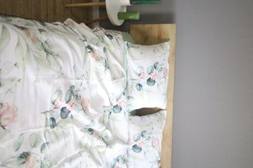 Постільна білизна Bedclozzzes сатин Квітковий принт №270+№40 сімейний