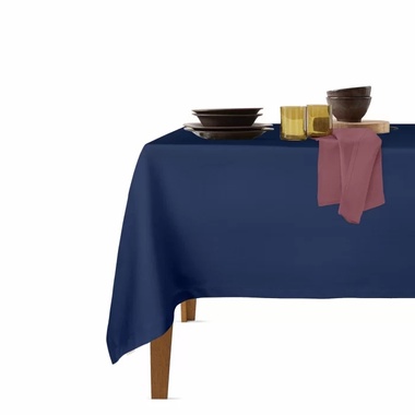 Набор скатерть с салфетками Cosas Dark blue&Blueberry, 140x180, 35x35