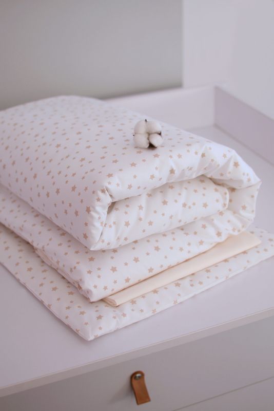 Змінна постіль Baby Veres "Sleepyhead beige new"(3од.) для новонароджених