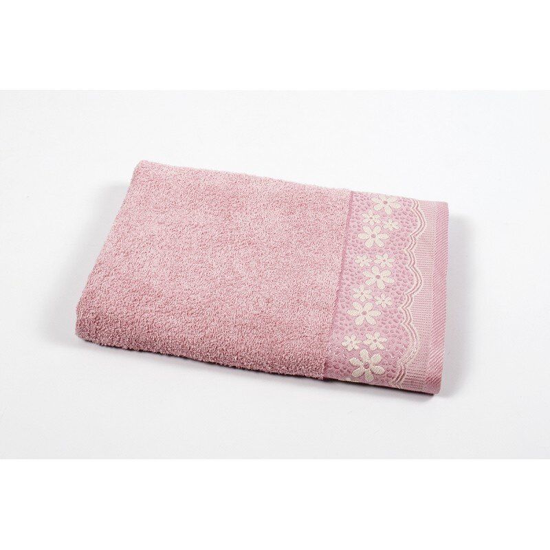 Полотенце махровое Binnur Vip Cotton 11 розовый 50x90 см