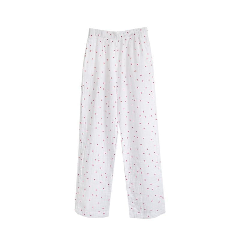 Пижама женская муслиновая белая Molly Heart Lotus Home L/XL