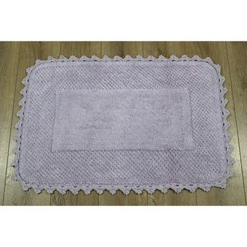 Килимок для ванної Irya Carmela бузковий 70x110 см