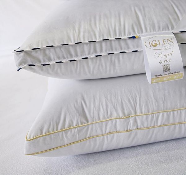 Подарунковий комплект Climate-comfort Iglen Royal Series сірий пух 110х140 см