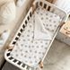 Комплект постільної білизни Маленька Соня Baby Mix Ведмедики у ковпачках сірі для новонародженого