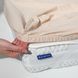 Дитяча літня постіль Sonto Sleepset - Ванільне молоко - 63см&ndash;0-3 місяці із заокругленими кутами (розмір рухомої стінки 75-78 см) 60x120 см