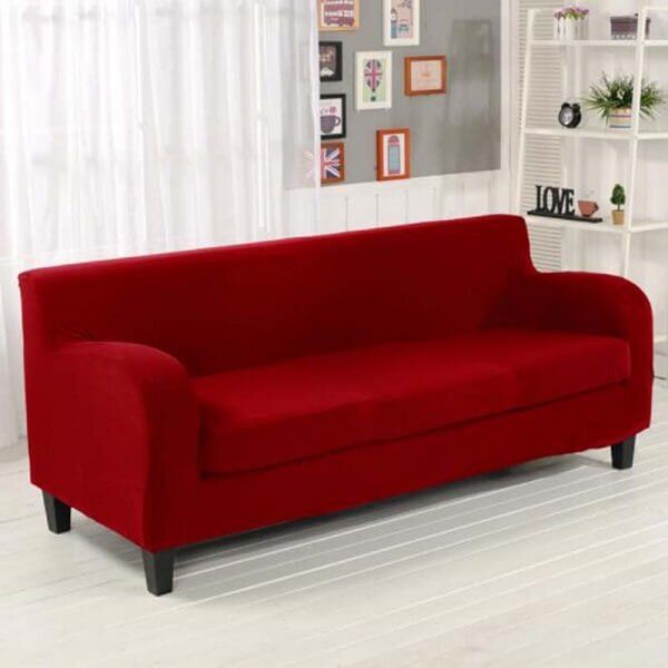 Чехол на диван трехместный Homytex Красный