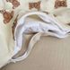 Комплект постельного белья Маленькая Соня муслин Teddy на молочном (светлая простыня) для новорожденного