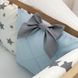 Комплект постільної білизни Маленька Соня Колекція №4 Зірки блакитний для новонароджених