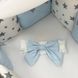 Комплект постільної білизни Маленька Соня Колекція №4 Зірки блакитний для новонароджених