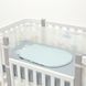 Детская летняя постель Sonto Sleepset - Мятное серебро - 63см-0- 3 месяца с прямыми углами 60x120 см