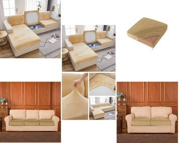 Чохли на диванні подушки сидіння Homytex Бежевий 150*190 (50/70)+20см.