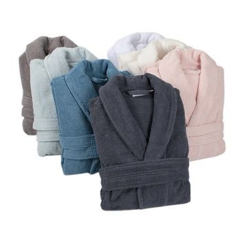 Халат махровий Lotus Home Nella лососевий L-XL
