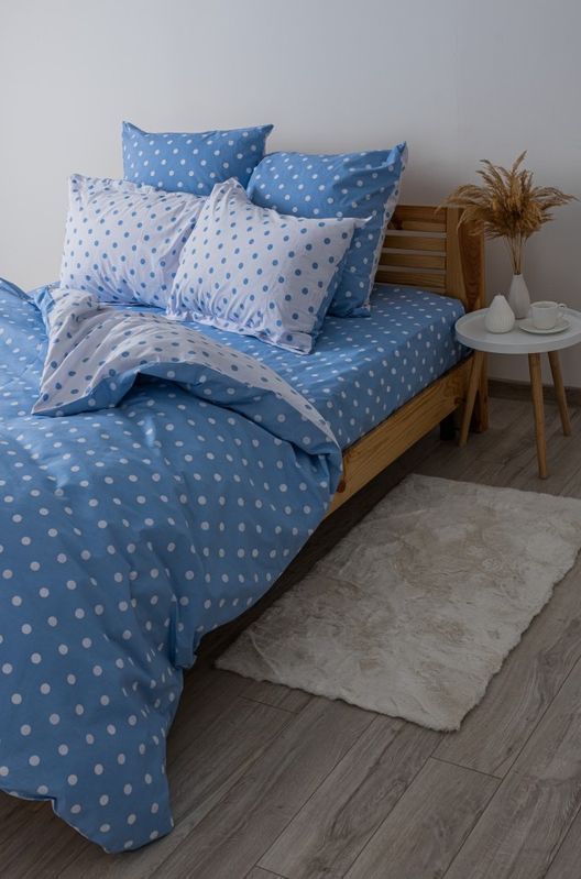 Постельное белье ТЕП Light Blue Dots евро